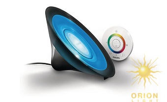 Световое устройство Aura Black со сценариями подсветки от компании Phillips